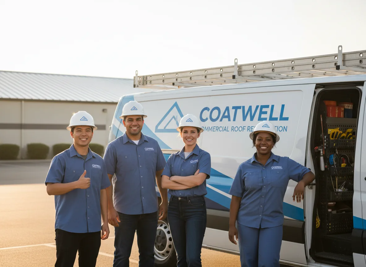 Commercial roof coating company in Hilltop, WV